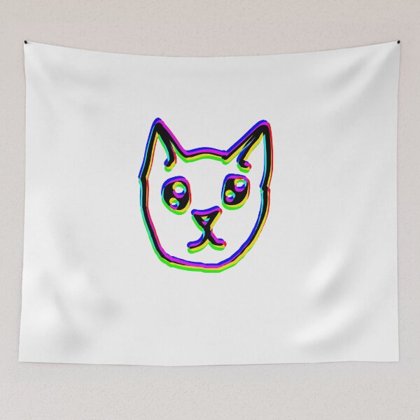 Item preview, RGB/CMYK cat face  designed and sold by luna-moon-emoji.
