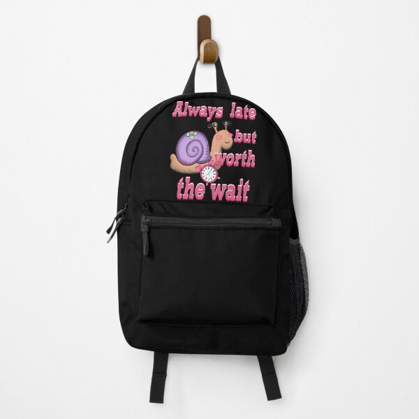 Item preview,  Always Late But Worth The Wait Pink Snail designed and sold by Artonmytee.