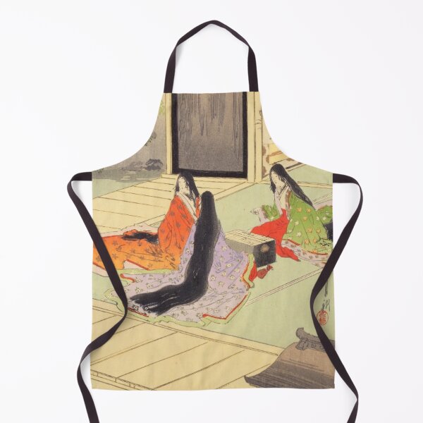Item preview, Vintage Genji Story Ukiyo-e: Noble Women Playing Go Game in Kimono designed and sold by vekotpu.
