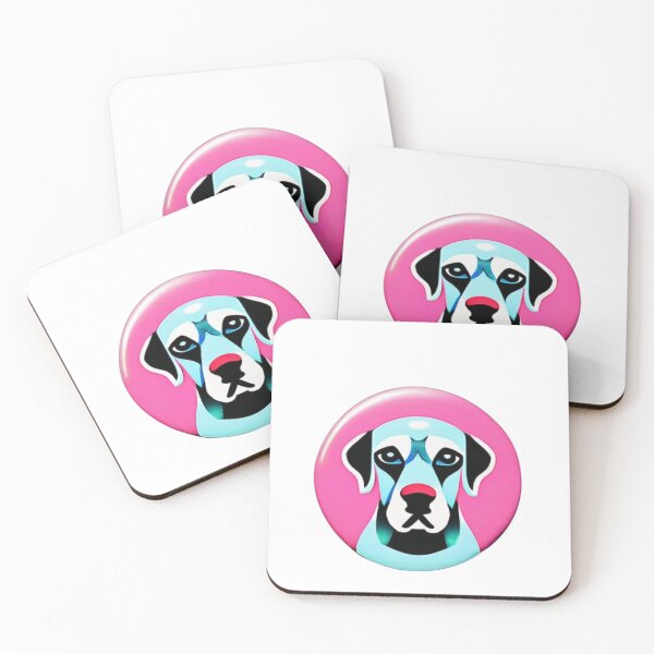 Item preview, Neonowy Cyber-Dog: Pop-Artowy Portret Psa designed and sold by NeonSketch Lab.