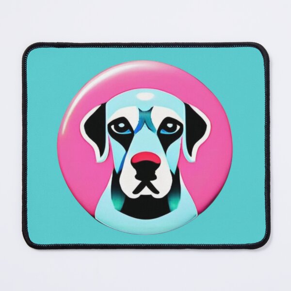 Item preview, Neonowy Cyber-Dog: Pop-Artowy Portret Psa designed and sold by NeonSketch Lab.