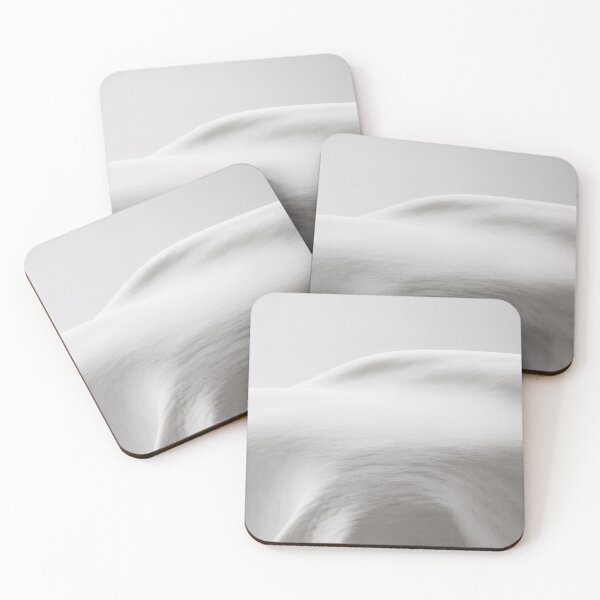 Item preview, Minimalist White Snow Dunes | Soft Abstract Winter Landscape Digital Art designed and sold by Midnight Veil Designs.