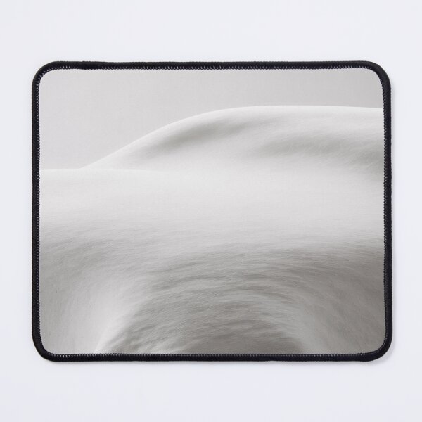 Item preview, Minimalist White Snow Dunes | Soft Abstract Winter Landscape Digital Art designed and sold by Midnight Veil Designs.