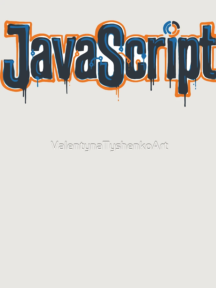 Thumbnail 6 of 6, Premium Oversized Sweatshirt, JavaScript Script Style / Graffiti Developer Art designed and sold by ValentynaTyshenkoArt.