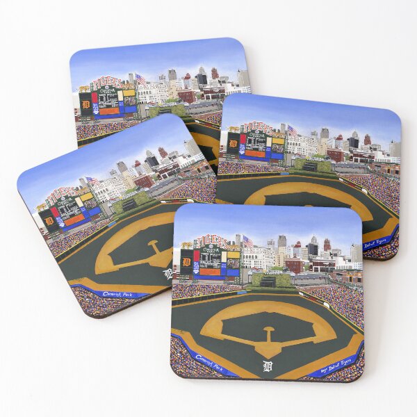 Item preview, Sport Team Stadium Art, Detroit Baseball, Michigan Baseball, Baseball Stadium Art designed and sold by GalleryTrio.