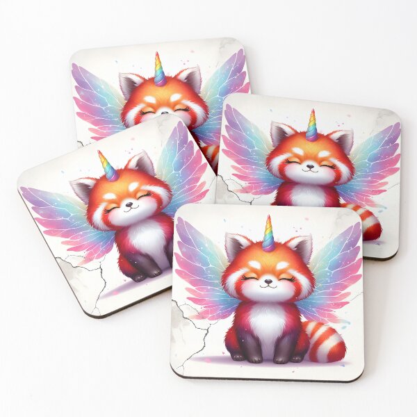 Item preview, Unicorn Red Panda, Ai Generated Art designed and sold by ACC .