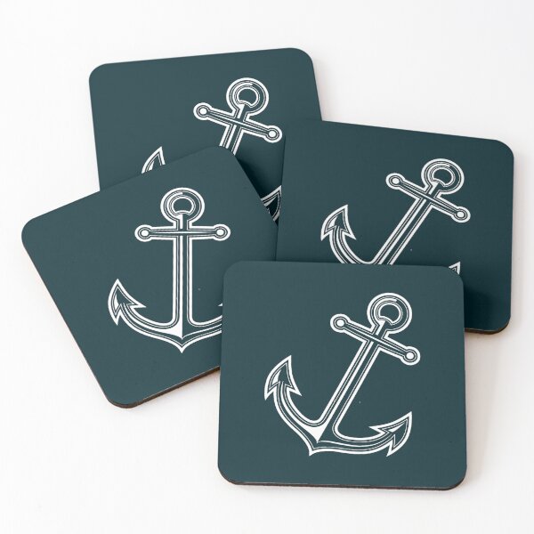 Item preview, White vintage anchor designed and sold by FidelmaGomes.