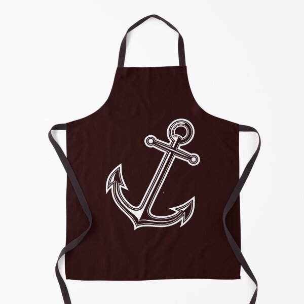 Item preview, White vintage anchor designed and sold by FidelmaGomes.
