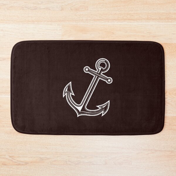 Item preview, White vintage anchor designed and sold by FidelmaGomes.
