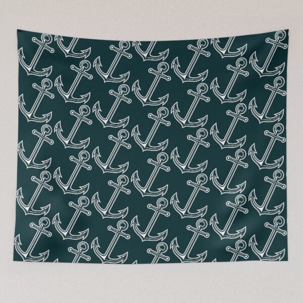 Item preview, White vintage anchor designed and sold by FidelmaGomes.