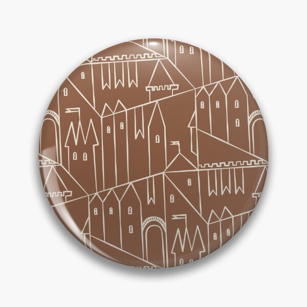 Item preview, Castle Turrets — Medieval Architectural Fairy Tale Folk Art designed and sold by Ema Tudose.