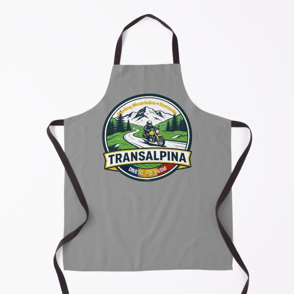 Item preview, Transalpina Romania Motorcycle Sticker T-Shirt 07 designed and sold by OuterShellUK.