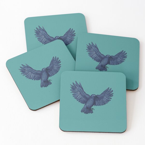 Item preview, Swooping Corvid designed and sold by Fogelemental.