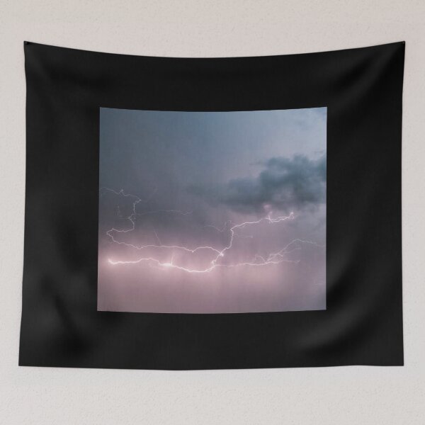 Item preview, Dramatic Lightning Storm in Dark Purple Clouds designed and sold by RoyalDeluxGo.