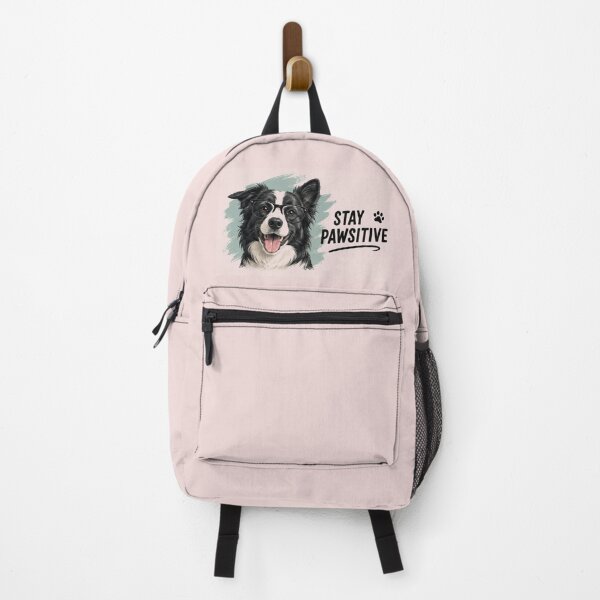 Item preview, Stay Pawsitive Funny Dog Shirt | Cute Border Collie Dog Lover Tee designed and sold by PoojaArtLab.