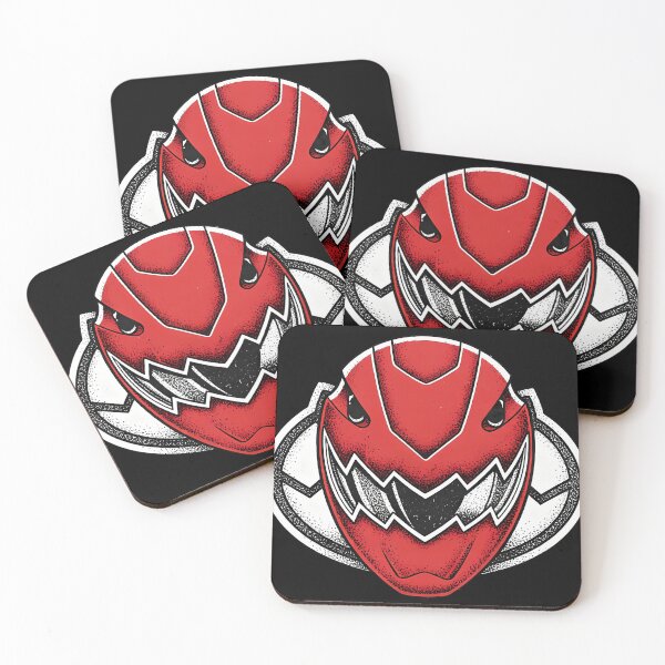 Item preview, Mighty Morphin Red Ranger Helmet Retro Pop Culture Art designed and sold by Andruzito.