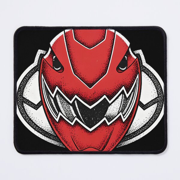 Item preview, Mighty Morphin Red Ranger Helmet Retro Pop Culture Art designed and sold by Andruzito.
