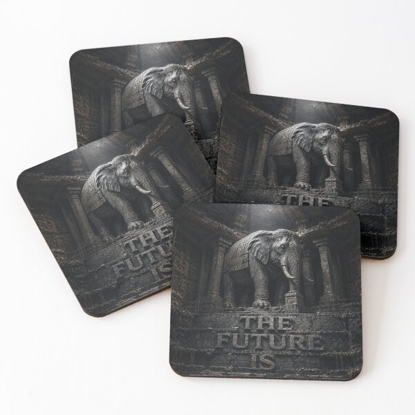 Item preview, Systems Architect Carves Future Elephant Subterranean Industrial Art Print designed and sold by SavannaStrikes.