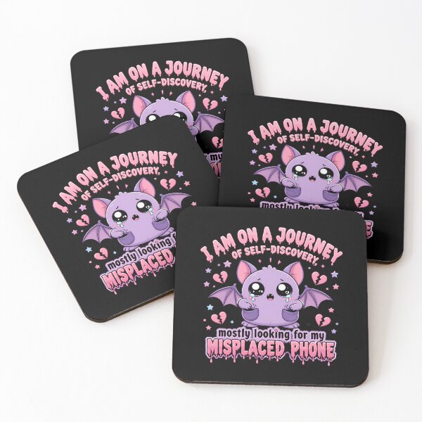 Item preview, Self Discovery Misplaced Phone Cute Creepy Kawaii Pastel Goth designed and sold by DarklyOK.