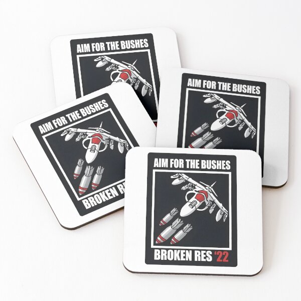 Item preview, Aim for the Bushes - Broken Res '22 Patch designed and sold by CharlieDesings.