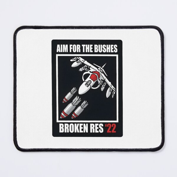 Item preview, Aim for the Bushes - Broken Res '22 Patch designed and sold by CharlieDesings.