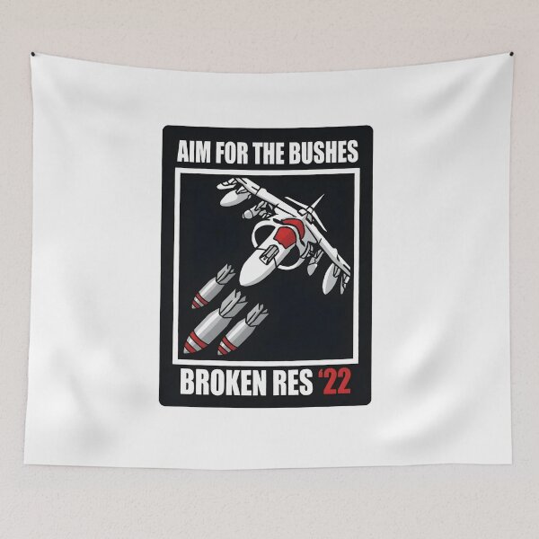 Item preview, Aim for the Bushes - Broken Res '22 Patch designed and sold by CharlieDesings.