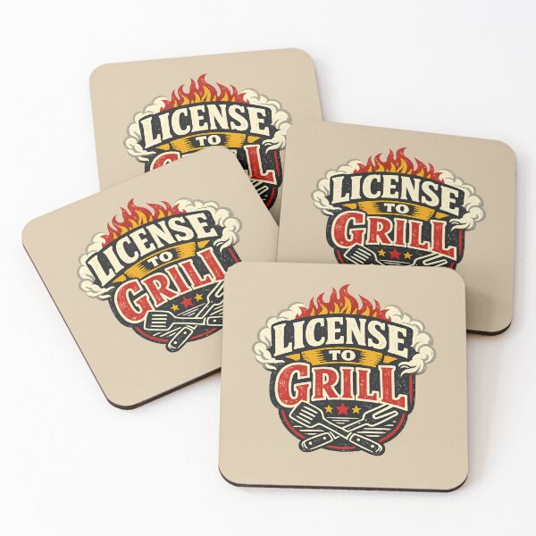 Item preview, License To Grill Vintage BBQ Shirt  Funny Grill Master Dad Tee  Retro Americana Barbecue Gift designed and sold by  MAD's Recreation Studio.