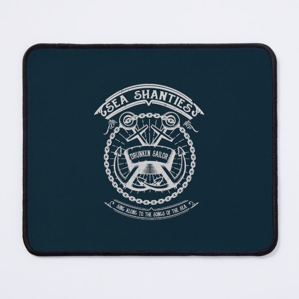 Item preview, Sea Shanties Drunken Sailor Anchor Ocean designed and sold by FidelmaGomes.