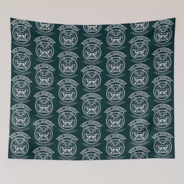 Item preview, Sea Shanties Drunken Sailor Anchor Ocean designed and sold by FidelmaGomes.