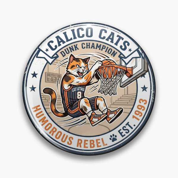 Item preview, Retro Calico Cats Dunk Champion Basketball Vintage designed and sold by Oommen Studio .