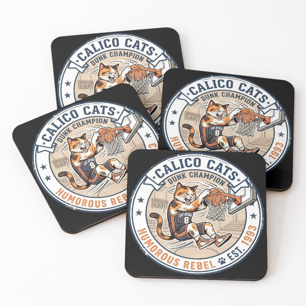 Item preview, Retro Calico Cats Dunk Champion Basketball Vintage designed and sold by Oommen Studio .