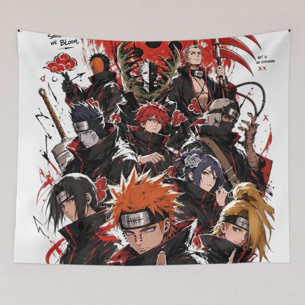 Item preview, Akatsuki Clan Ultimate Anime | Naruto Villains Dark Manga Aesthetic Art designed and sold by Dyan4.