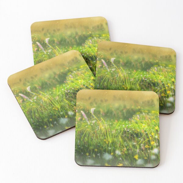 Item preview, Refreshing Flower Field Under a Golden Sky designed and sold by alandodrawing.