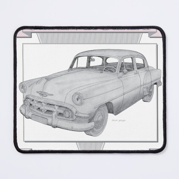 Item preview, Chevrolet 210 1953 Sedan Hand-drawn designed and sold by Classic Car Art Drawings.