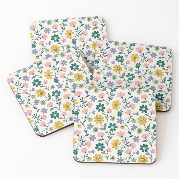 Item preview, Whimsical Folklore Botanical Flower Pattern designed and sold by VelloomStore.
