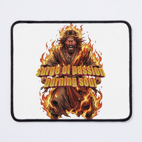 Item preview, Jesus Christ  burning passion  heightened emotions designed and sold by LOVEARTDESIGN.