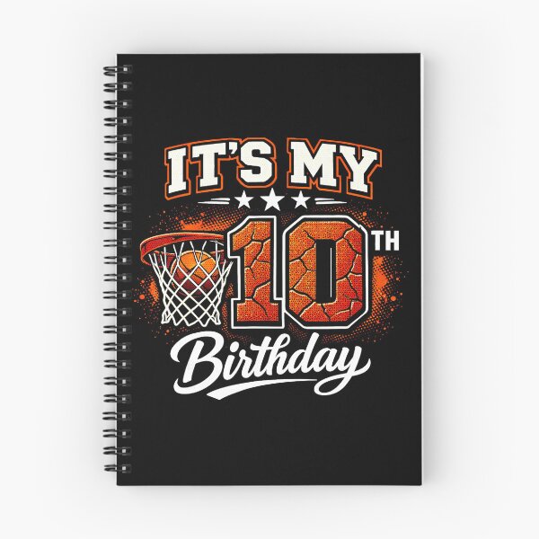 Item preview, 10th Birthday Basketball Graphic With Bold Sports Party Retro Style designed and sold by allistermariam.