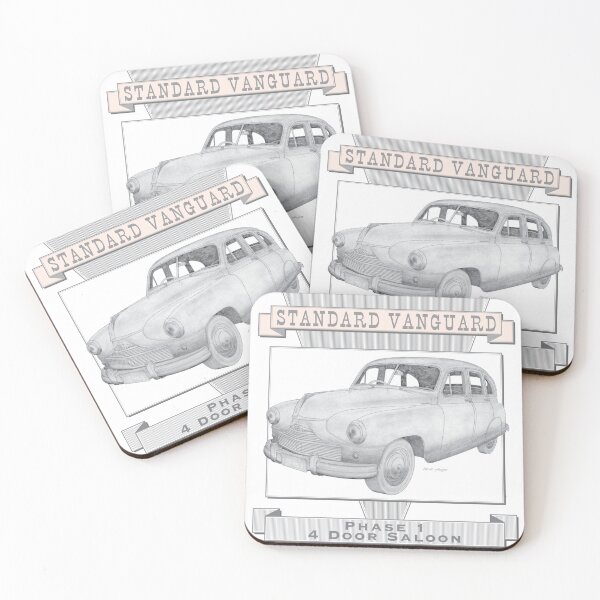 Item preview, Standard Vanguard Phase 1 Saloon Hand-drawn designed and sold by Classic Car Art Drawings.