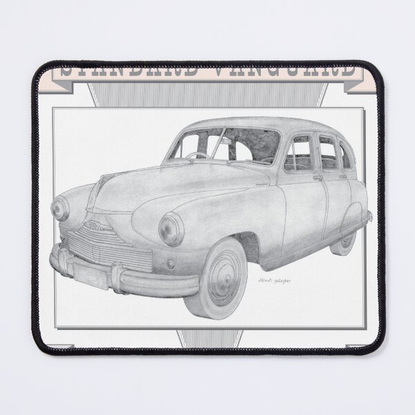 Item preview, Standard Vanguard Phase 1 Saloon Hand-drawn designed and sold by Classic Car Art Drawings.