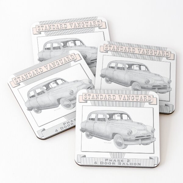 Item preview, Standard Vanguard Phase 2 Saloon Hand-drawn designed and sold by Classic Car Art Drawings.