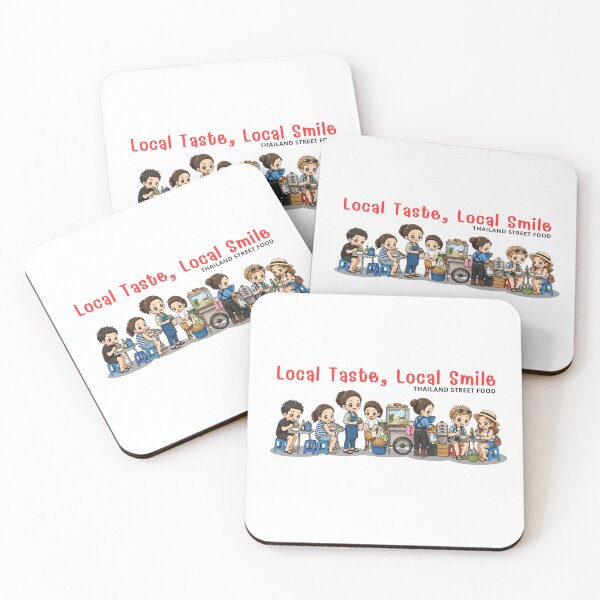 Item preview, Local Taste, Local Smile – Cute Thailand Street Food Travel Chibi Design | Welcome Thailand Kawaii Souvenir designed and sold by Beeform.