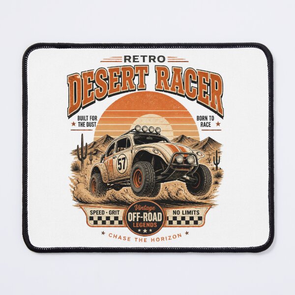 Item preview, Copy of Vintage Retro Desert Racer Offroad Adventure Graphic designed and sold by RelateAndTee.