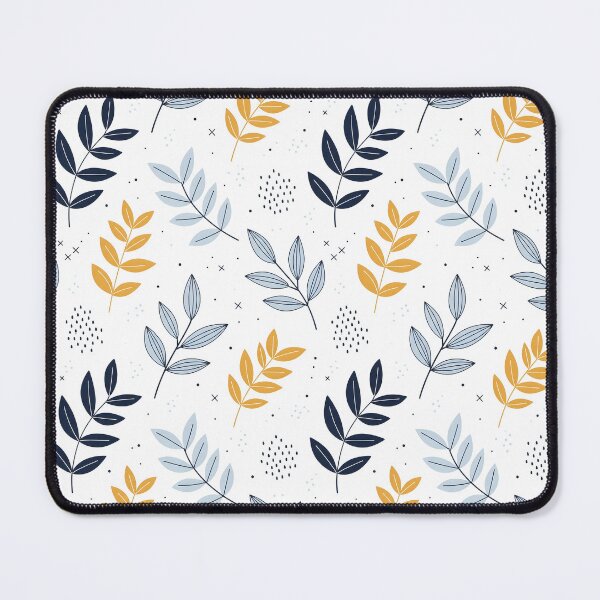 Item preview, Nordic Minimalist Navy and Gold Leaf Pattern designed and sold by VelloomStore.