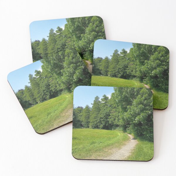 Item preview, Sunny Forest Path Nature Photography | Green Meadow Landscape Aesthetic designed and sold by PhuongVoArt.