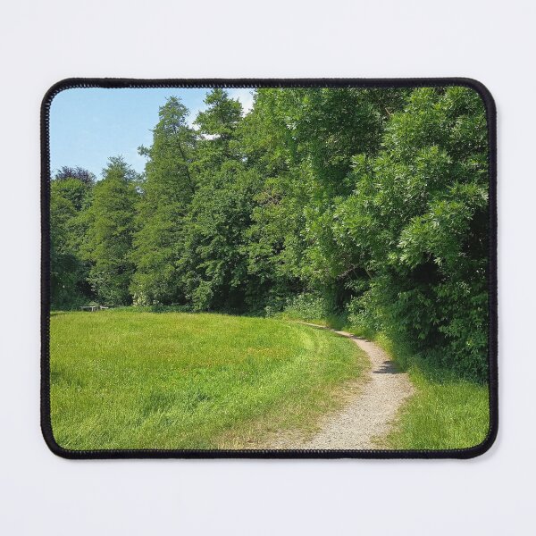 Item preview, Sunny Forest Path Nature Photography | Green Meadow Landscape Aesthetic designed and sold by PhuongVoArt.