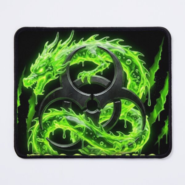 Item preview, Toxic Claws Biohazard Dragon - Neon Green Slime designed and sold by TOCOCLAWS.