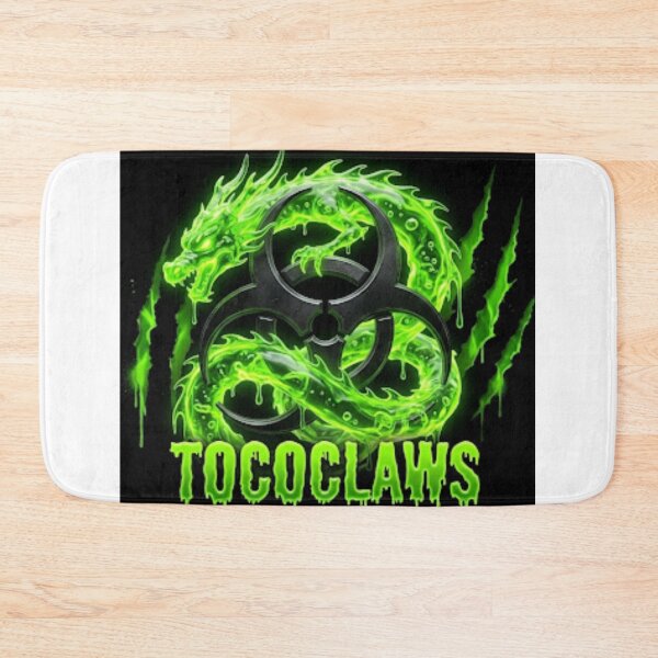 Item preview, Toxic Claws Biohazard Dragon - Neon Green Slime designed and sold by TOCOCLAWS.