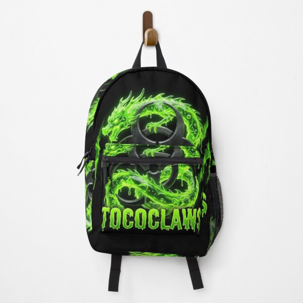 Item preview, Toxic Claws Biohazard Dragon - Neon Green Slime designed and sold by TOCOCLAWS.