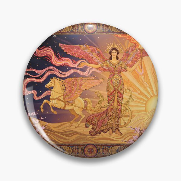 Item preview, Eos the Dawnbringer | Art Nouveau Greek Goddess Art designed and sold by Stoneflower-Art.