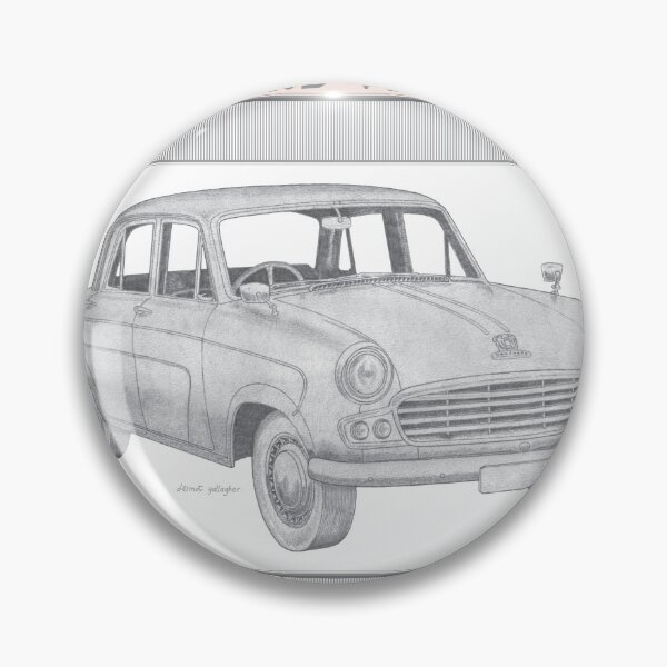 Item preview, Standard Vanguard Vignale Saloon Hand-drawn designed and sold by Classic Car Art Drawings.